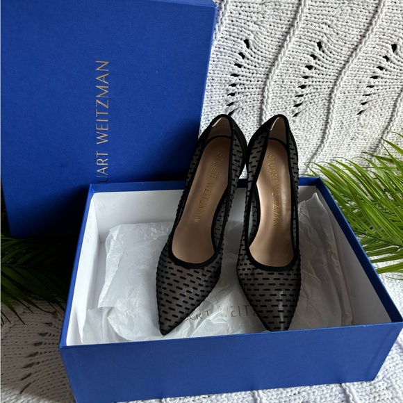New Stuart Weitman Tasha pointed Toe Pump - Picture 6 of 16